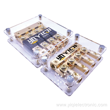 Large multiplexing Car audio fuse box zinc alloy